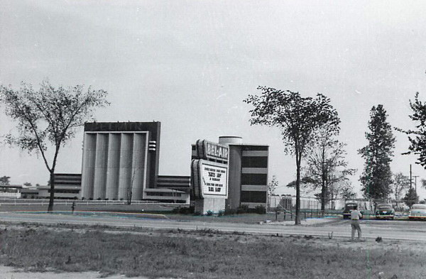Bel Air Drive-In Theatre - Old Photo (newer photo)